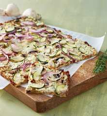 Kartoffel-Flammkuchen (pizza alsaciana de patata)