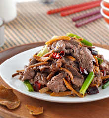陳皮炒牛肉