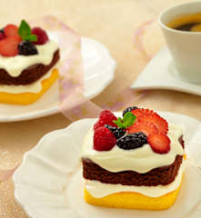 Barevné ovocné řezy