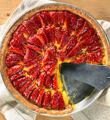 Crostata integrale alle fragole