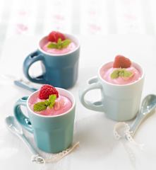 Mousse de zmeură și limetă