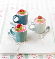 Sorbet framboise et citron vert