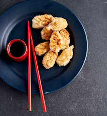 Dumplings de camarão