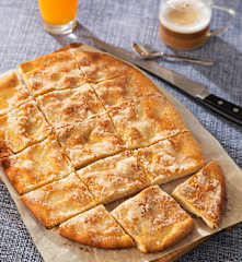 Pan de cañada (pan plano con aceite)
