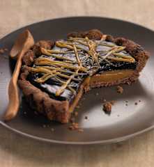 Tarte chocolat caramel