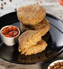 Burger di soia e lenticchie