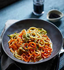Miso-Gemüse-Spaghetti