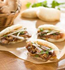 Bao buns de secreto ibérico