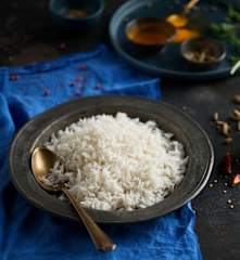 Arroz basmati (Cocción de arroz)
