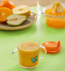 Portakal Suyu ile Meyveli Smoothie