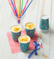 Mango yoghurt thick shake