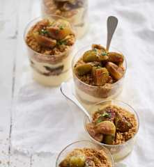 Triffle de figo e maracujá