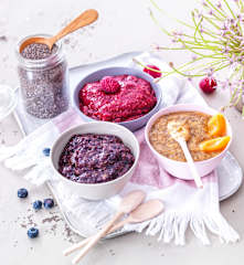 Gelées aux fruits et graines de chia