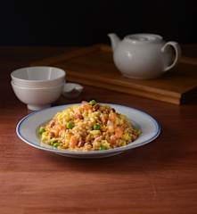 Yang zhou chao fan (Chinese “fried" rice)