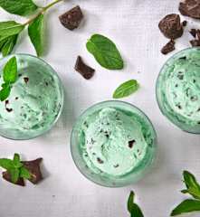 Gelato cioccolato e menta