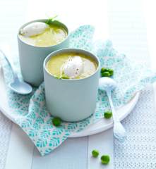 Velouté de petits pois Chef Laurent CLEMENT