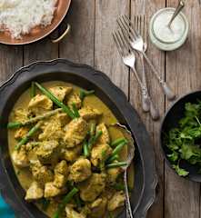 Balti coconut fish curry