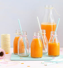 Sumo de manga e cenoura