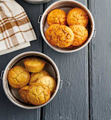 Muffins de salmão e curgete