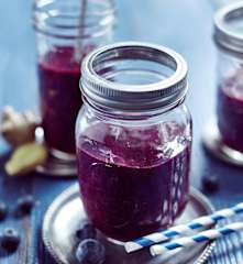 Blaubeer-Ingwer-Smoothie