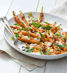 Carrot, Feta and Mint Salad