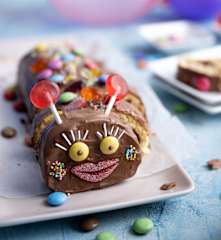 Ruladă-omidă cu ciocolată