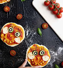 迷你笑脸披萨