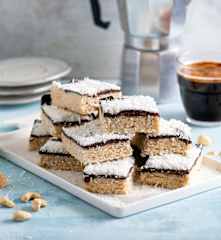 Lamingtony bez pieczenia