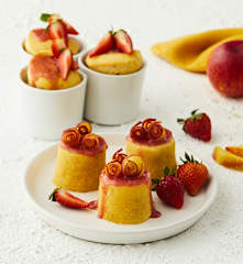 Tortini pesca e fragola