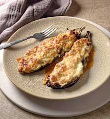 Μελιτζάνες παπουτσάκια