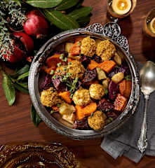 Sweet Potato Casserole with Labne and Dukkah (Bill Yosses)