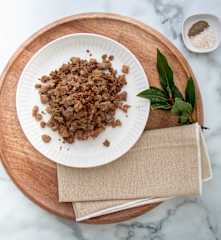 Browned lamb mince