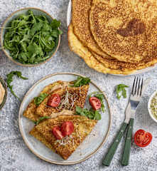 Naleśniki z mąki kukurydzianej