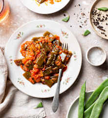 Judías verdes con tomate