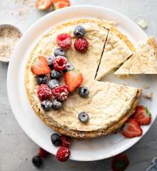 Gâteau protéiné aux pommes