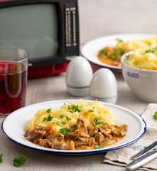 Gulasz z żołądków drobiowych