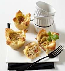 Tortini mediterranei alle verdure