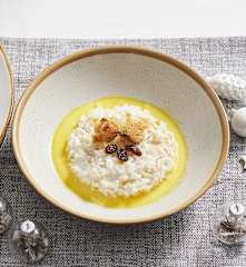 Risotto zafferano e panettone