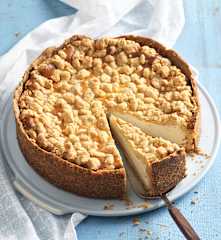 Topfentorte mit Streusel