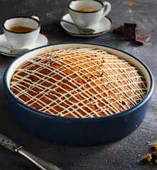 Torta noci e cioccolato