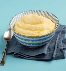 Schnelle cremige Polenta