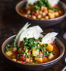 Chorizo, Potato and Cabbage Soup