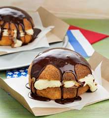 Bambas mit Puddingcreme