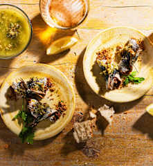 Pincho de sardina rellena