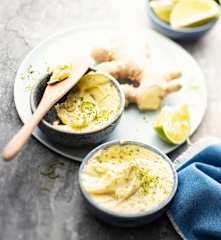 Beurre au gingembre et citron vert
