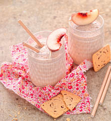 Milkshake à la pêche