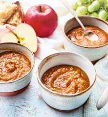 Compote de pommes, butternut et épices