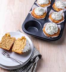 Fancy smoked salmon and dill cream muffin