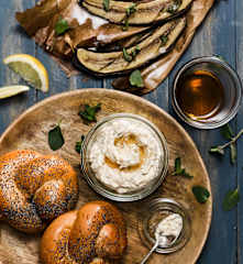 Tvarohová pomazánka s pečenými banány