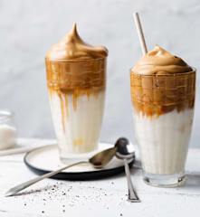 Condensed Milk Dalgona Coffee